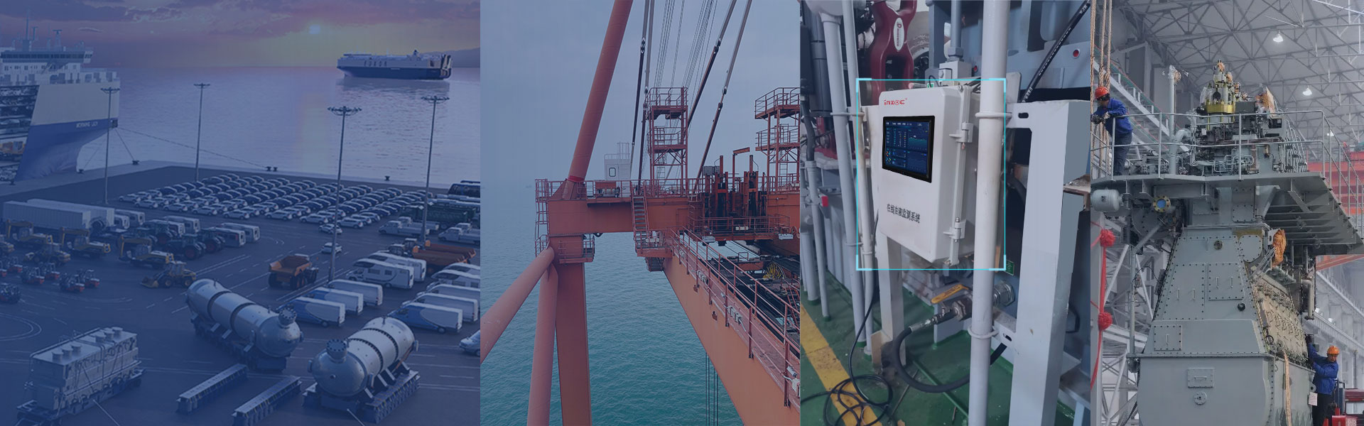 Ship port machinery oil diagnosis scheme